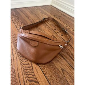Quince Brown Leather Belt Bag Fanny Pack Last Brand Crossbody